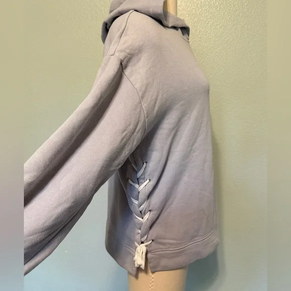 PINK‎ Victoria's Secret Light Gray Hoodie with Dog Emblem - Picture 3 of 5